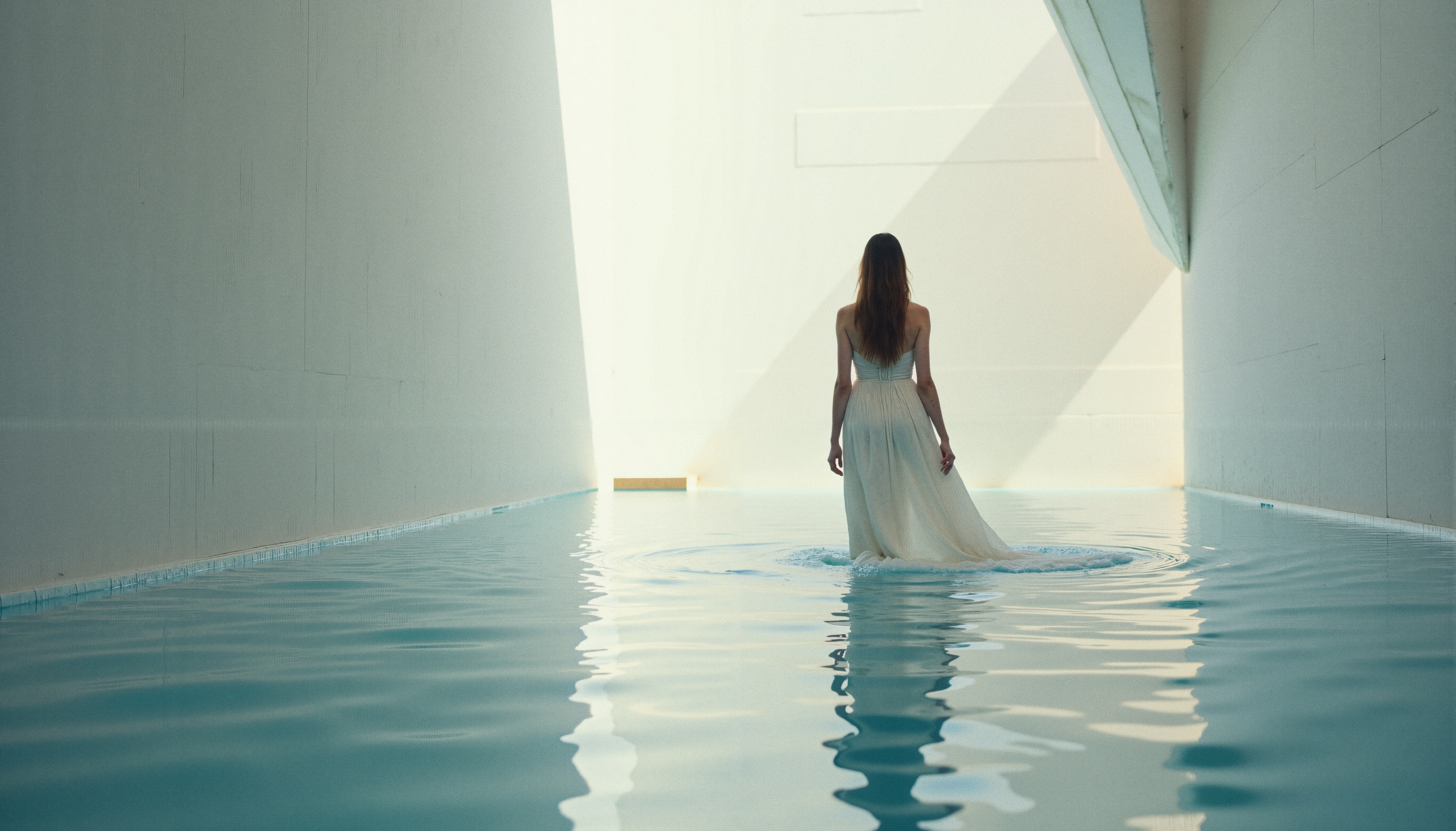 Ethereal Moment in Minimalist Architecture