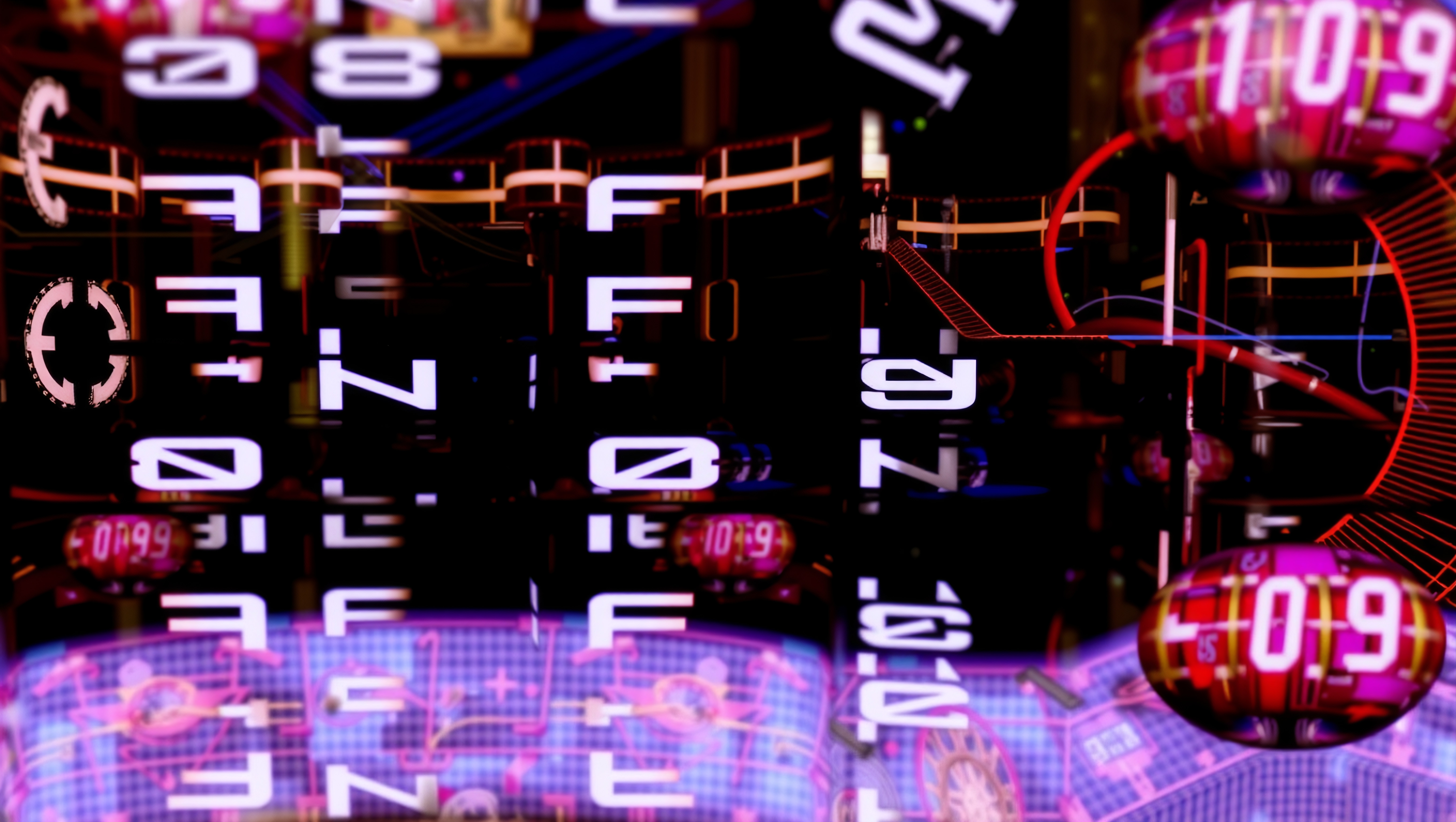 Futuristic Digital Control Room