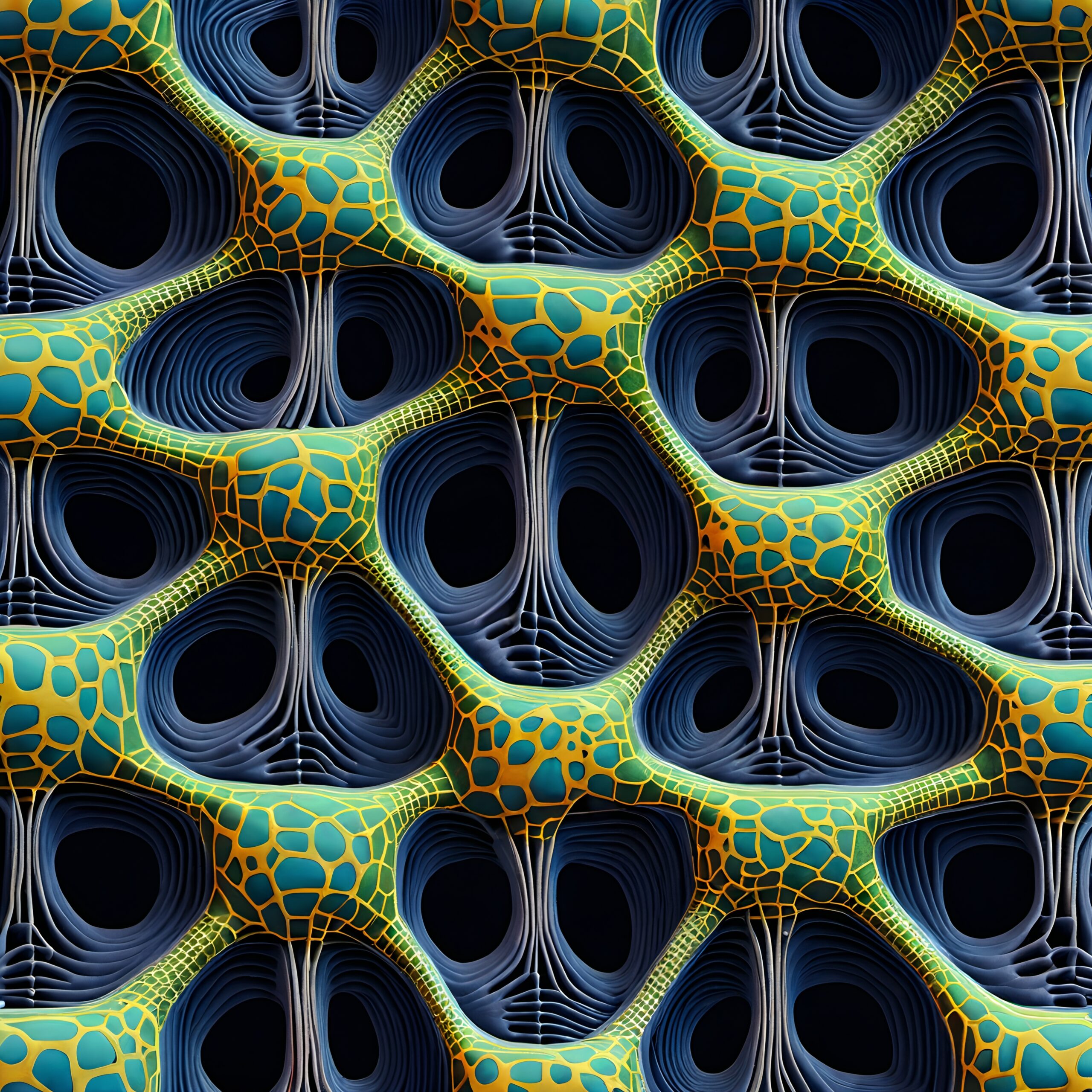 Intricate Cellular Pattern Design