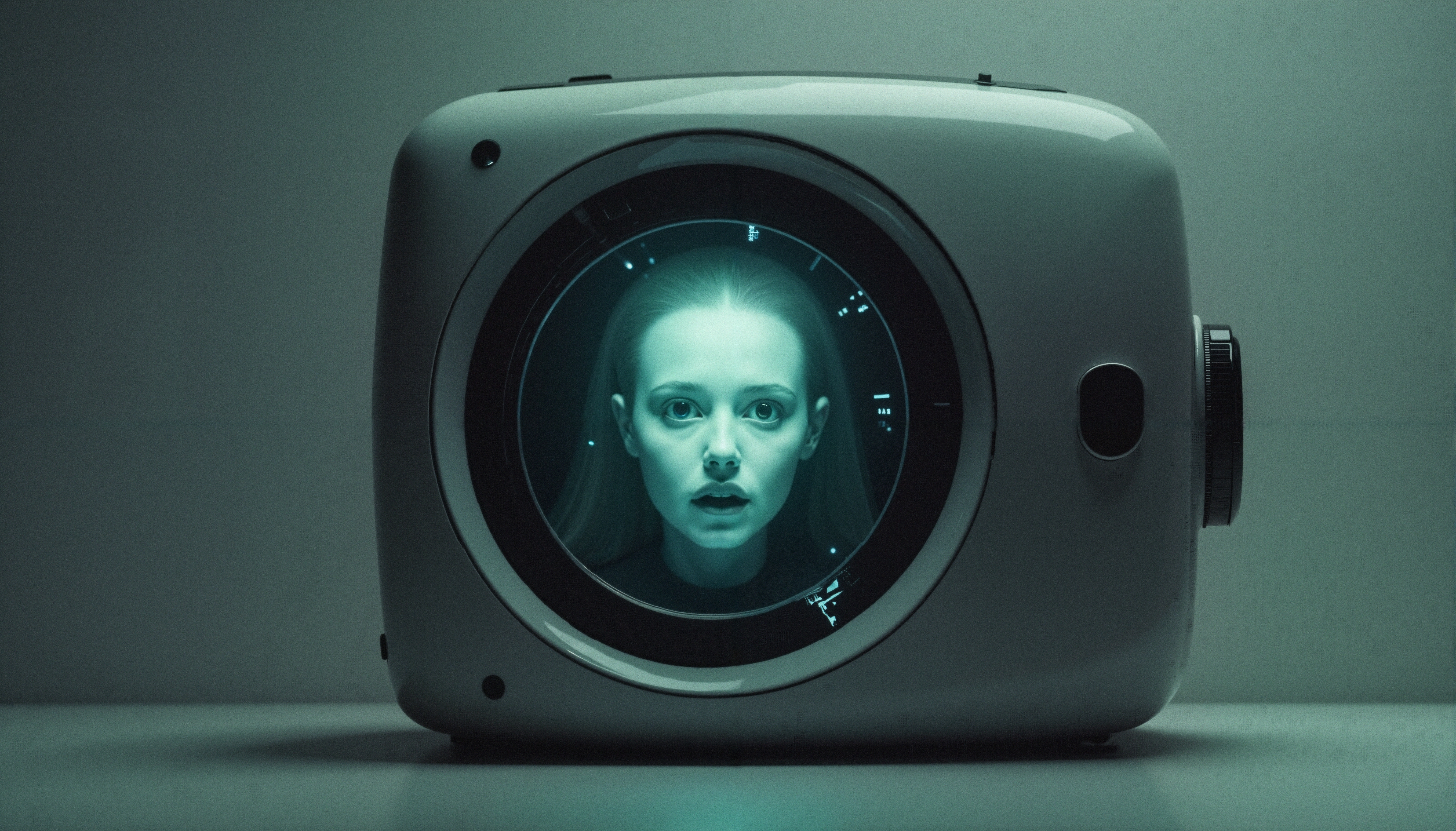 Futuristic Retro Tech Interface