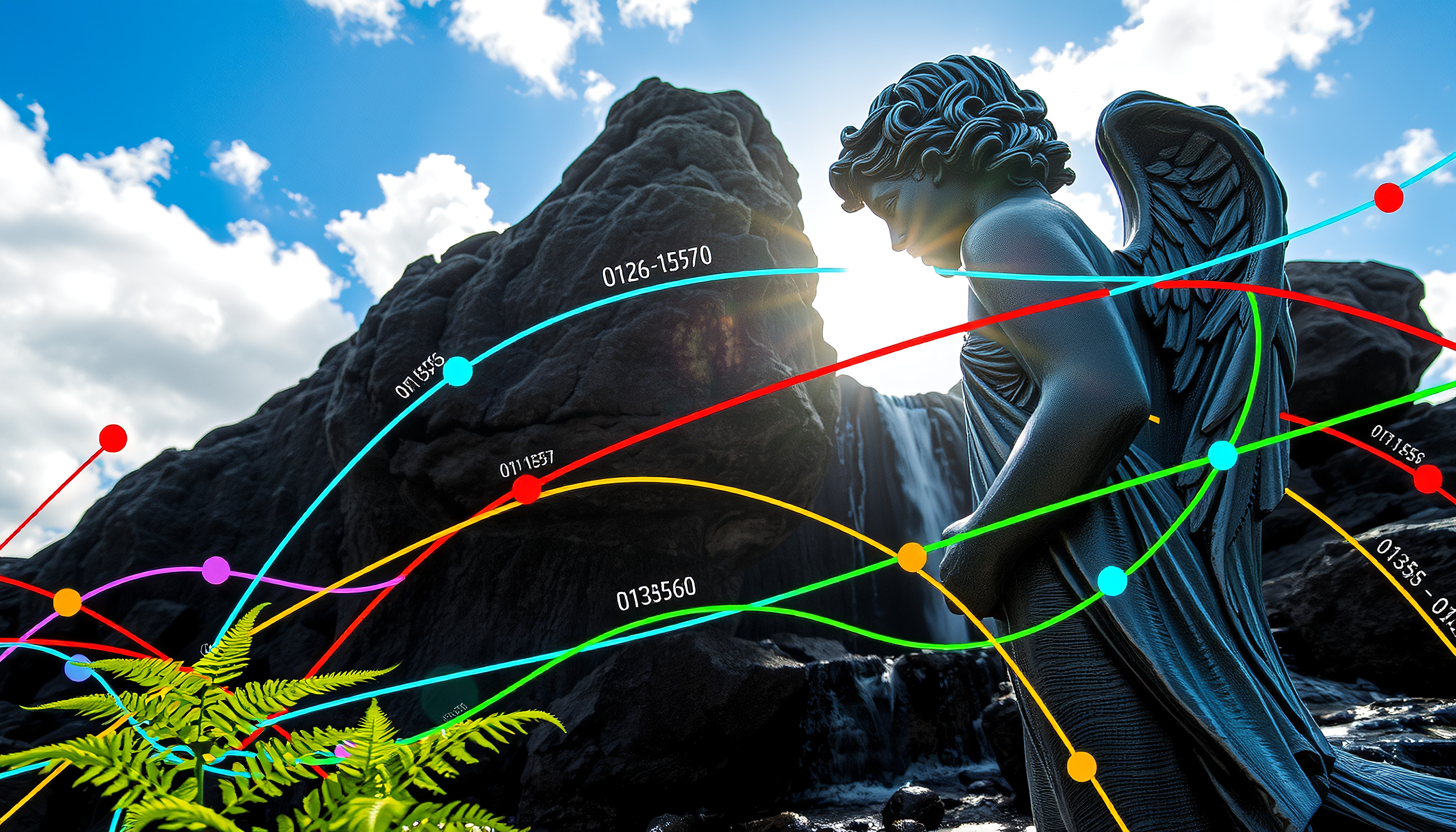 Conceptual representation of flow and growth using an angelic fi