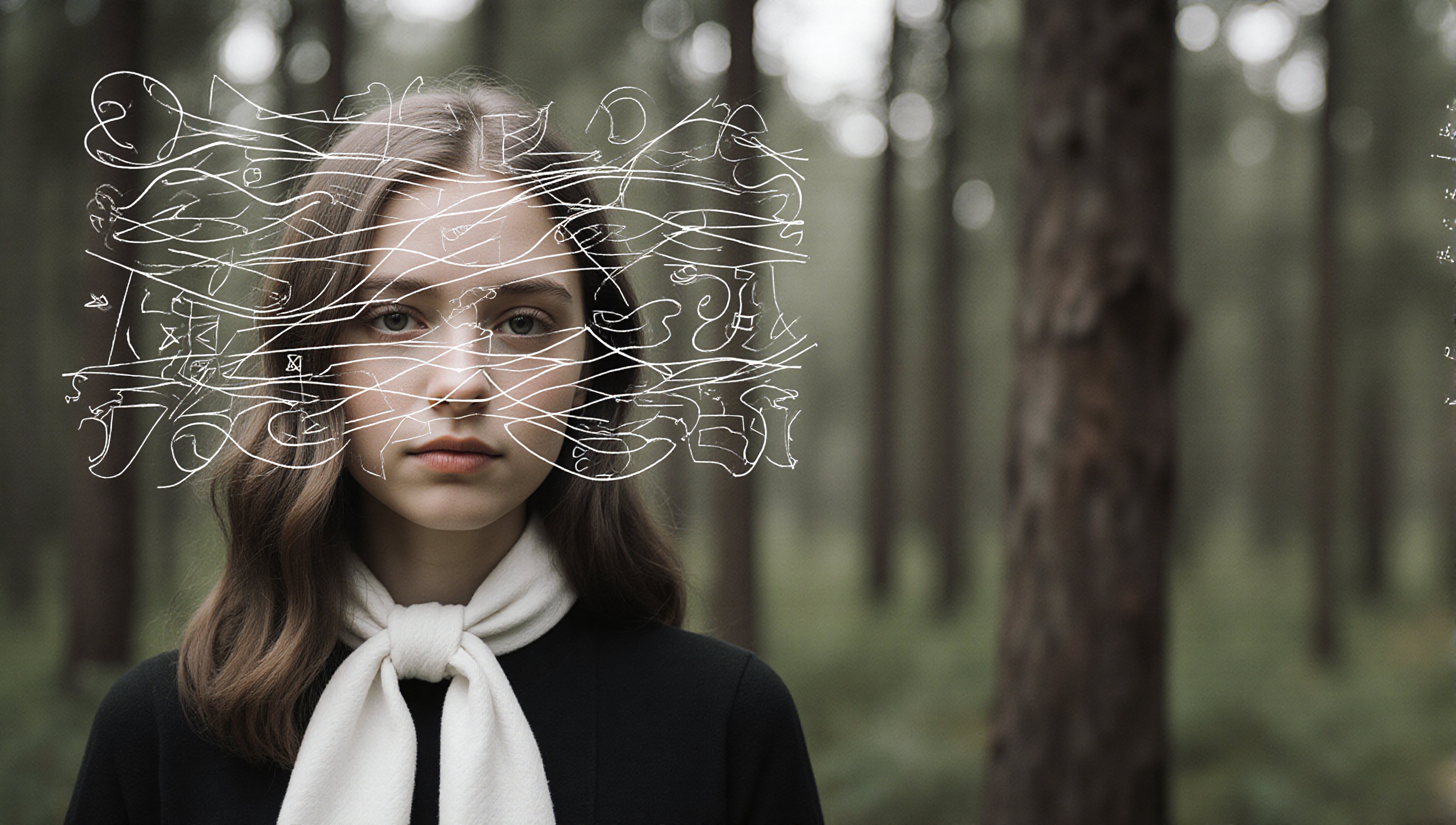 Mystical Forest Portrait Art