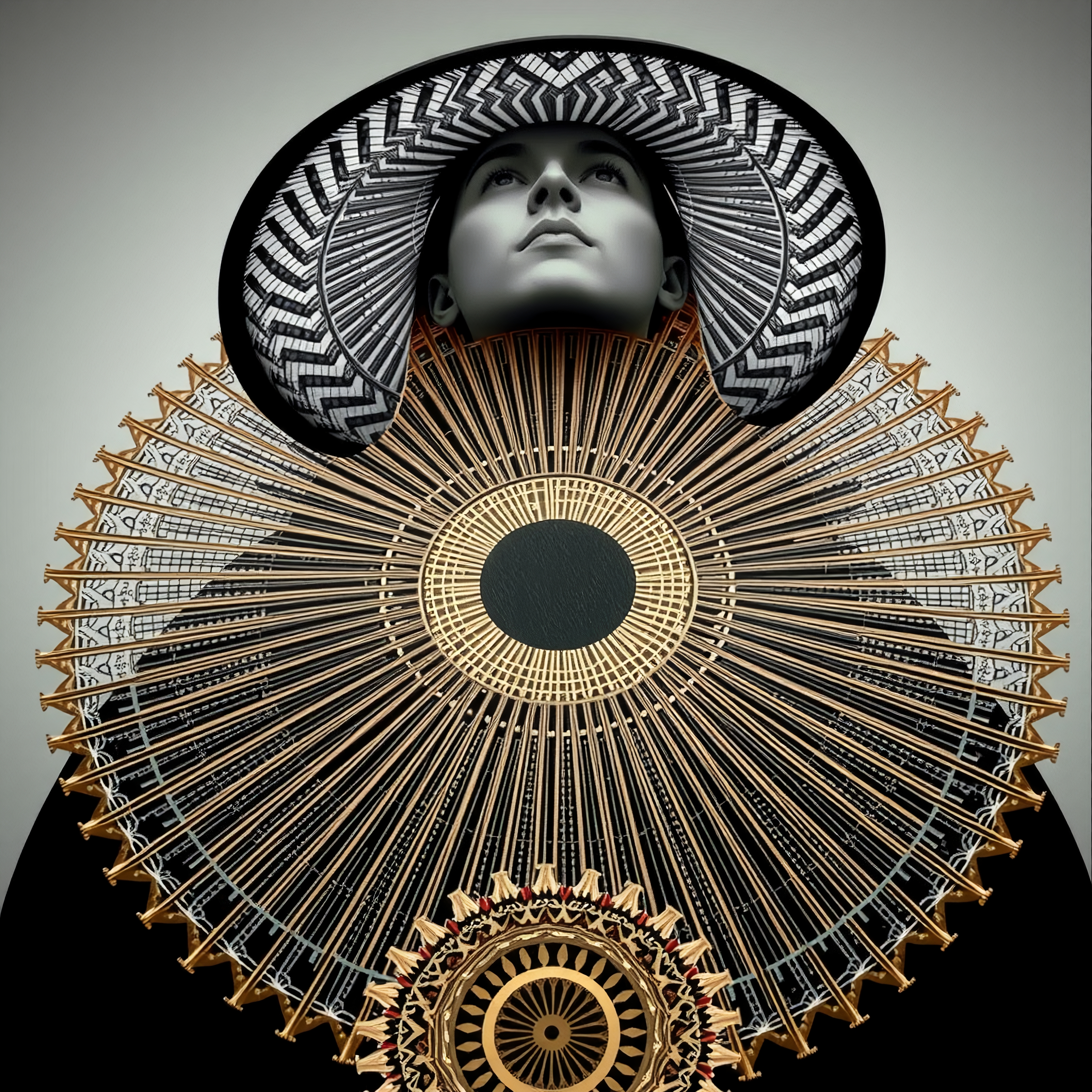 Artistic Fusion of Fashion Motifs