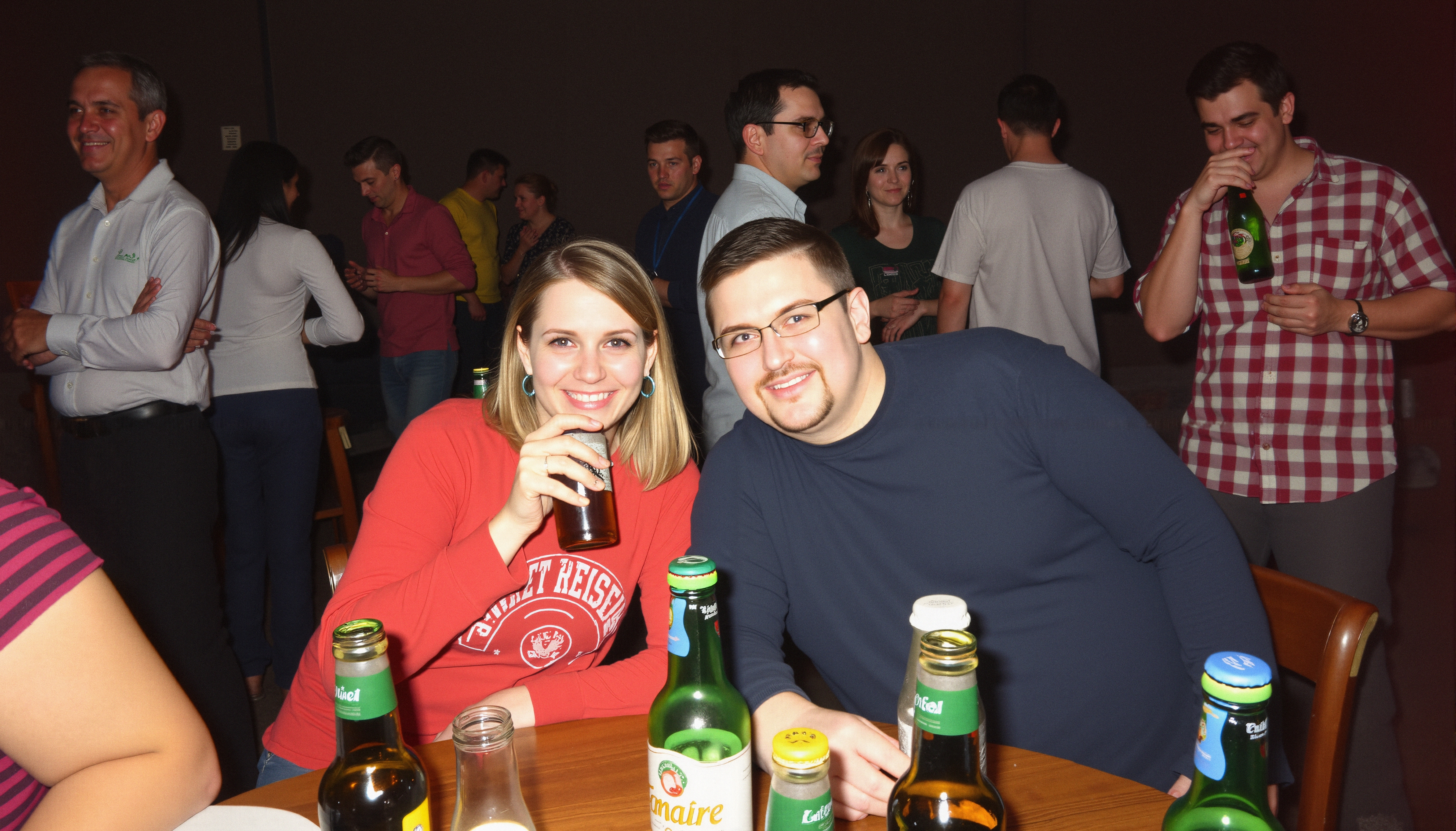 Casual Gathering with Friends and Drinks