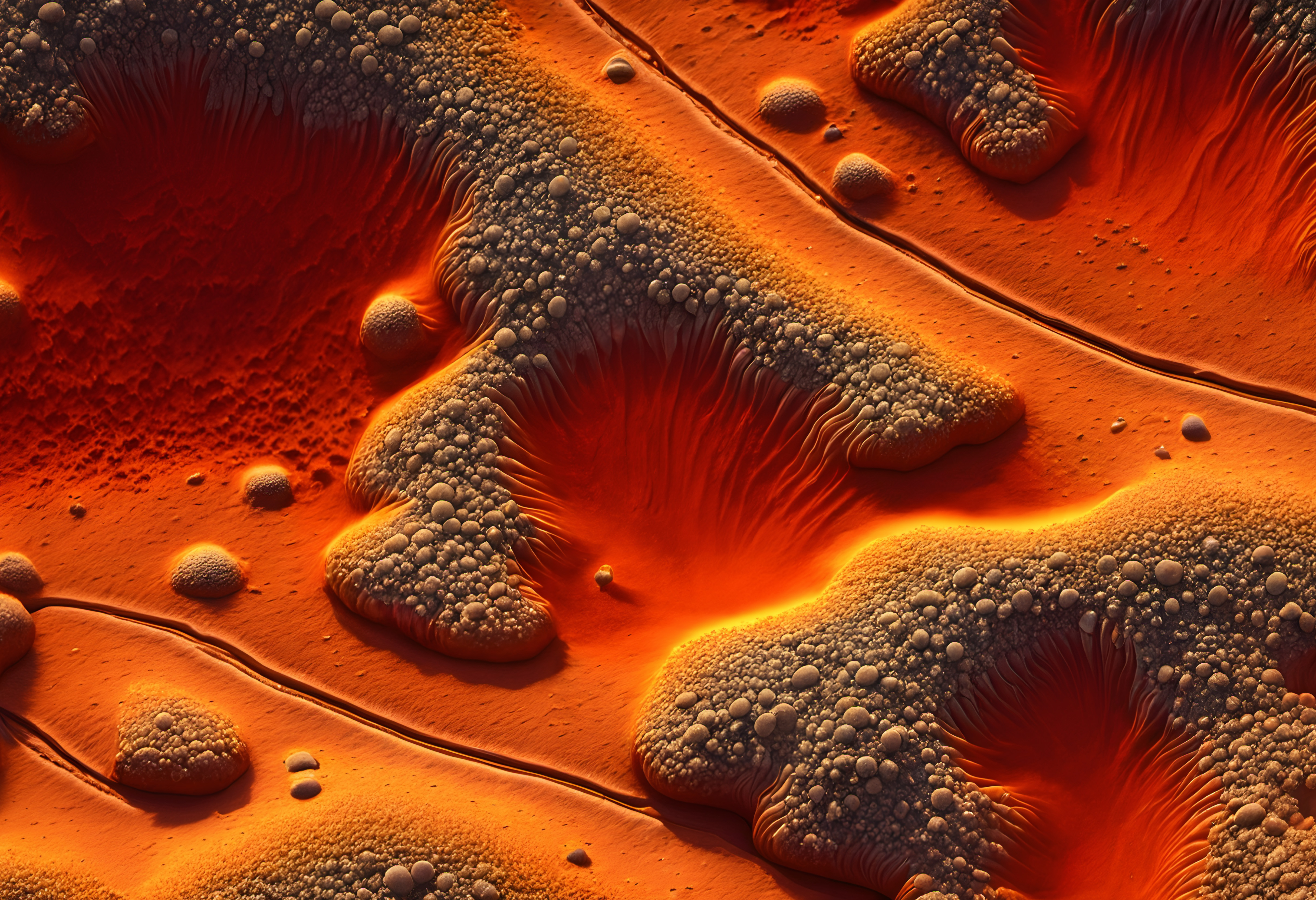 Alien Terrain in Vibrant Colors