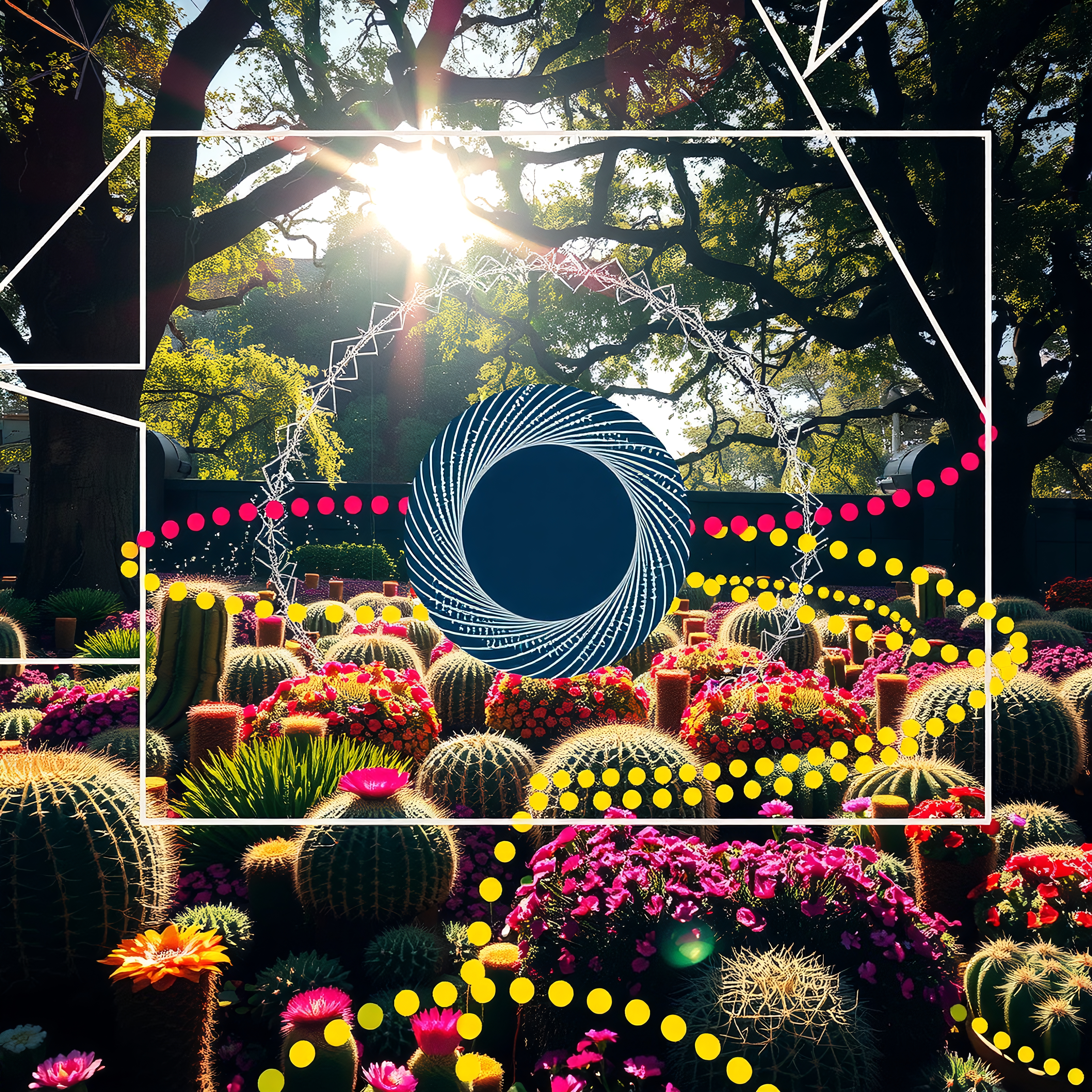 Artistic Fusion of Nature Patterns