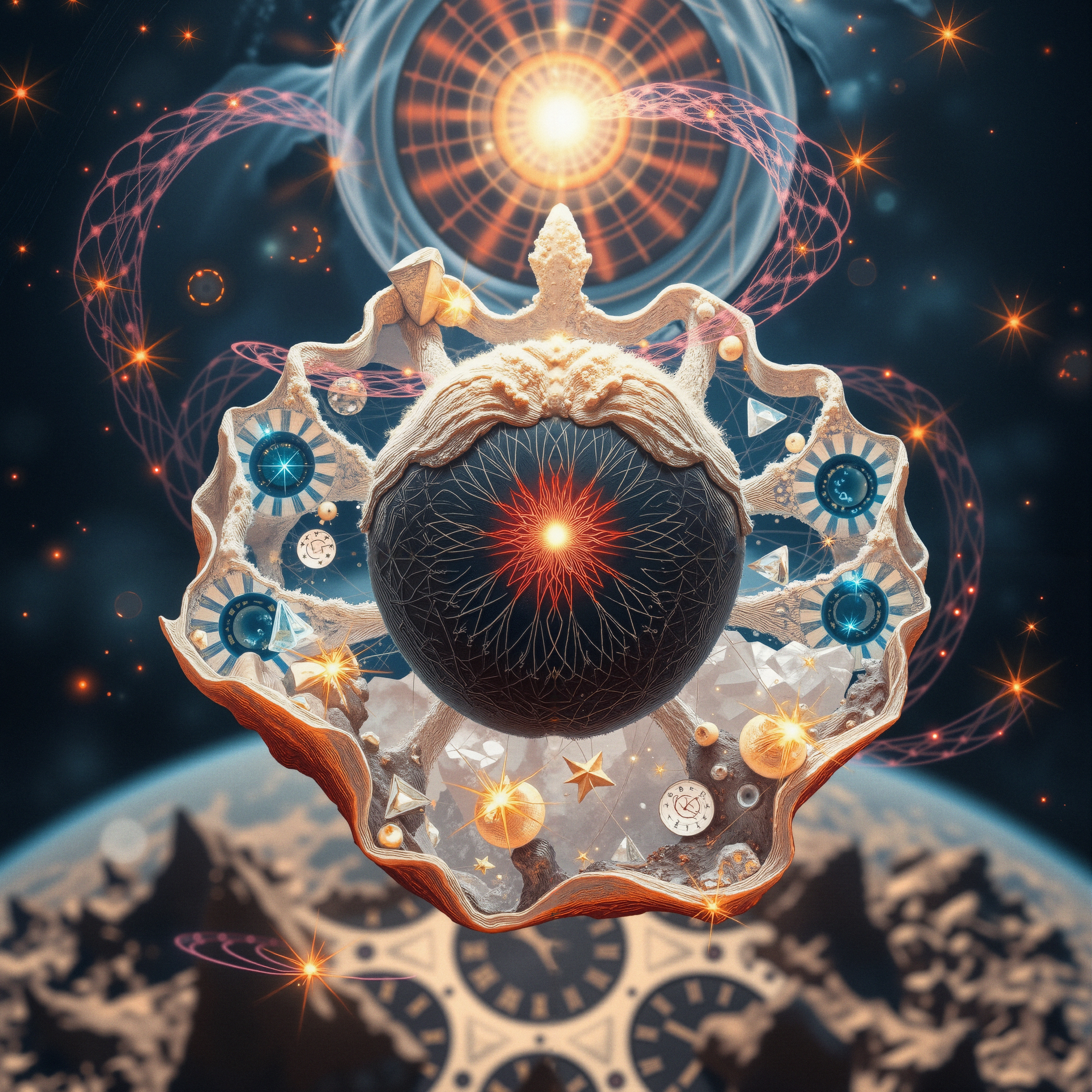 Celestial Harmony in Cosmic Design